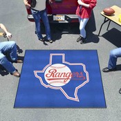 Texas Rangers Tailgater Rug - 5ft. x 6ft. - Retro Collection, AGS-37366