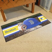 Boston Red Sox Baseball Runner Rug - 30in. x 72in., 37476