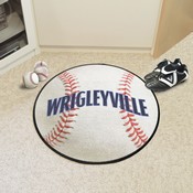 Chicago Cubs Baseball Rug - 27in. Diameter, 37500