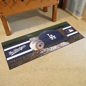 Los Angeles Dodgers Baseball Runner Rug - 30in. x 72in., 37522