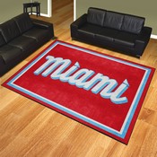 Miami Marlins Plush Area Rug, AGS-37540