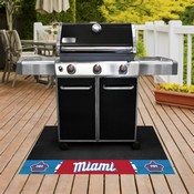Miami Marlins Vinyl Grill Mat - 26in. x 42in., 37548