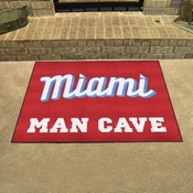 Miami Marlins Man Cave Tailgater Rug - 5ft. x 6ft., 37552