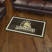 Southwest Minnesota State Mustangs Plush Area Rug, AGS-37617