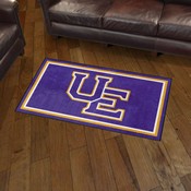 Evansville Purple Aces Plush Area Rug, AGS-37633