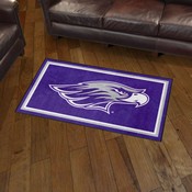 Wisconsin-Whitewater Pointers Plush Area Rug, AGS-37645