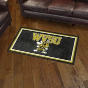 West Virginia State Yellow Jackets Plush Area Rug, AGS-37653