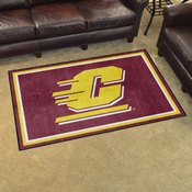 Central Michigan Chippewas Plush Area Rug, AGS-37683
