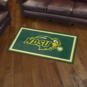 North Dakota State Bison Plush Area Rug, AGS-37741