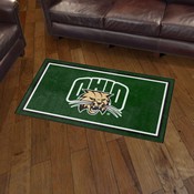 Ohio Bobcats Plush Area Rug, AGS-37750