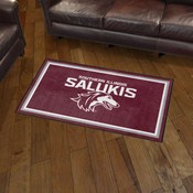 Southern Illinois Salukis Plush Area Rug, AGS-37770