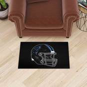 Carolina Panthers Starter Mat Accent Rug - 19in. x 30in. - Panthers Alternate Helmet Logo, 38065