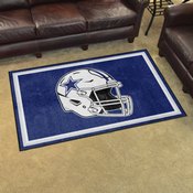 Dallas Cowboys Plush Area Rug - Cowboys Alternate Helmet Logo, AGS-38076