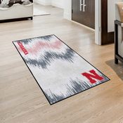 Nebraska Cornhuskers 3ft. x 5ft. Plush Area Rug - N Primary Logo, 38179
