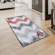 Ohio State Buckeyes 3ft. x 5ft. Plush Area Rug - O with Wordmark Primary Logo, 38187