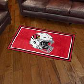 Arizona Cardinals Plush Area Rug - Red, AGS-38222