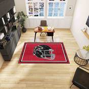Atlanta Falcons Plush Area Rug - Red, AGS-38228