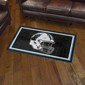 Carolina Panthers Plush Area Rug - Panthers Helmet Logo, AGS-38238