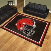 Cleveland Browns Plush Area Rug - Brown, AGS-38250