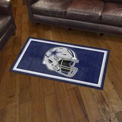 Dallas Cowboys Plush Area Rug - Cowboys Helmet Logo, AGS-38254