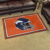 Denver Broncos Plush Area Rug - Broncos Helmet Logo, AGS-38258