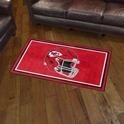 Kansas City Chiefs Plush Area Rug, AGS-38282