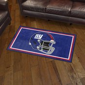 New York Giants Plush Area Rug - Blue, AGS-38314
