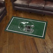 New York Jets Plush Area Rug - Green, AGS-38318