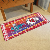 Kansas City Chiefs Super Bowl LVII Football Field Runner, 38390