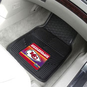 Kansas City Chiefs Super Bowl LVII 2-pc Vinyl Car Mat Set, 38392