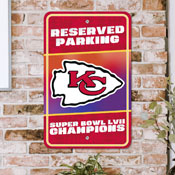 Kansas City Chiefs Super Bowl LVII Parking Sign, 38396