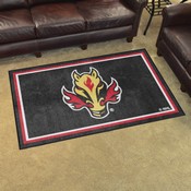Calgary Flames Plush Area Rug, AGS-38521