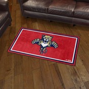 Florida Panthers Plush Area Rug, AGS-38585