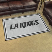 Los Angeles Kings Plush Area Rug Gray, AGS-38594