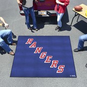 New York Rangers Tailgater Rug - 5ft. x 6ft., 38639