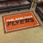 Philadelphia Flyers Plush Area Rug Orange, AGS-38650
