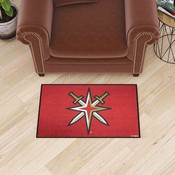 Vegas Golden Knights Starter Mat Accent Rug - 19in. x 30in., 38717