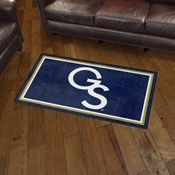 Georgia Southern Eagles Plush Area Rug - Interlocking GC Logo, AGS-38756