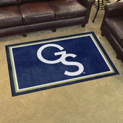 Georgia Southern Eagles Plush Area Rug - Interlocking GC Logo, AGS-38756