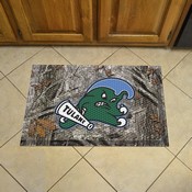 Tulane Green Wave Rubber Scraper Door Mat, 38771