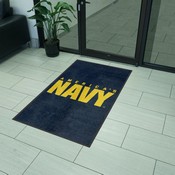 U.S. Navy High-Traffic Mat with Durable Rubber Backing, AGS-38790