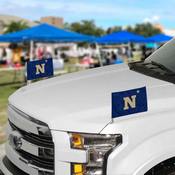 Naval Academy Ambassador Car Flags - 2 Pack Mini Auto Flags, 4in X 6in, 38893
