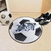 Navy Midshipmen Soccer Ball Rug - 27in. Diameter, 38946