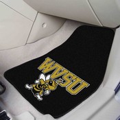 West Virginia State Yellow Jackets Front Carpet Car Mat Set - 2 Pieces, 38961