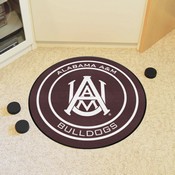 Alabama A&M Bulldogs Hockey Puck Rug - 27in. Diameter, 38973