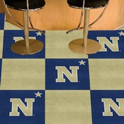 Navy Midshipmen Team Carpet Tiles - 45 Sq Ft., 38991
