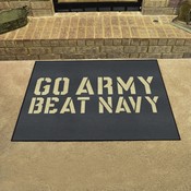 House Divided - Army West Point / Naval Academy House Divided Rug - 34 in. x 42.5 in., 39068