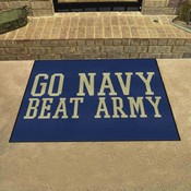 GO NAVY BEAT ARMT All-Star Rug - 34 in. x 42.5 in., 39069