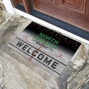 North Dakota Fighting Hawks Rubber Door Mat - 18in. x 30in., 39120
