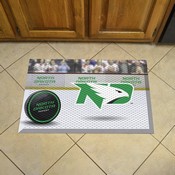 North Dakota Fighting Hawks Rubber Scraper Door Mat, 39121